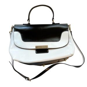 A. Bellucci Black & White Leather Purse
